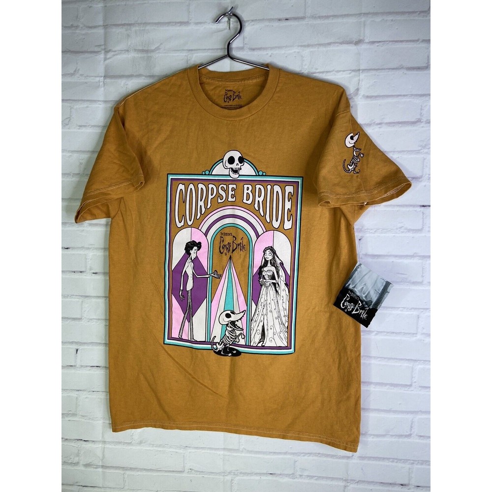 Corpse Bride Emily Victor Wedding Graphic Tee Shirt Top Womens Juniors Size M